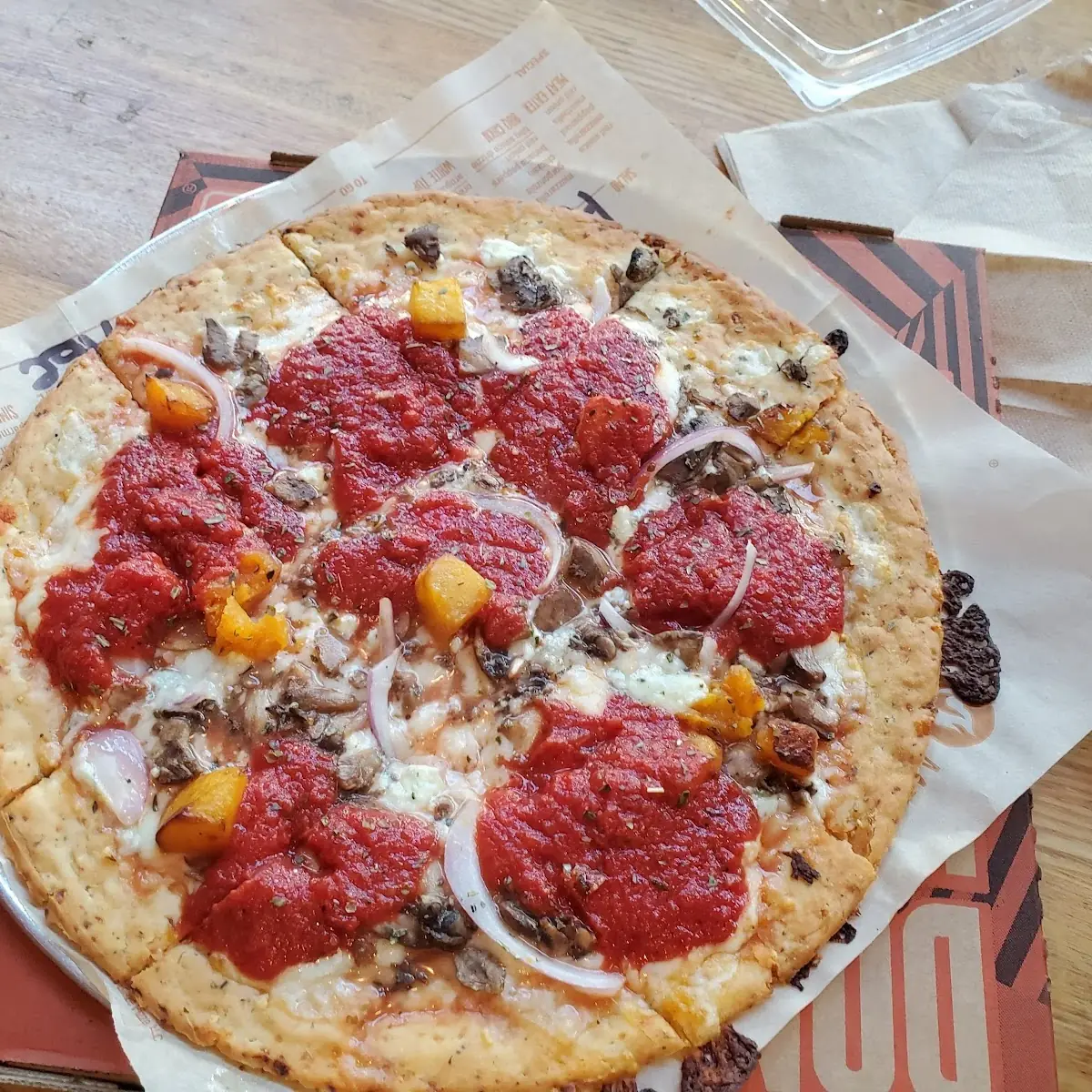 Veggie Pizza with Cauliflower Crust
