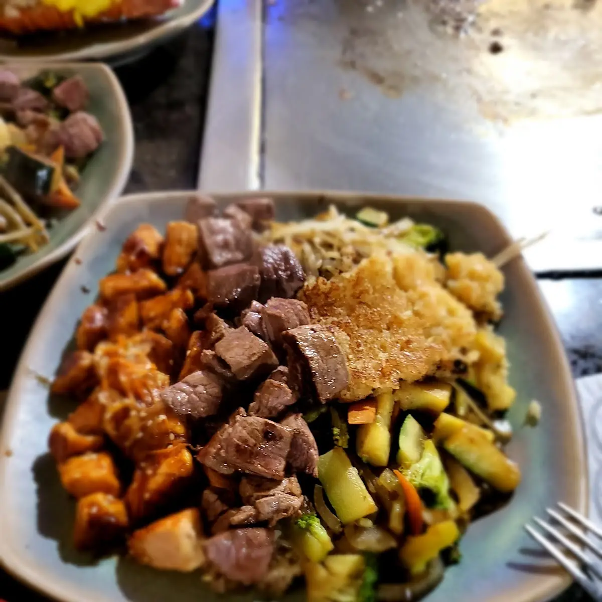 Hibachi Steak and Garlic Shrimp