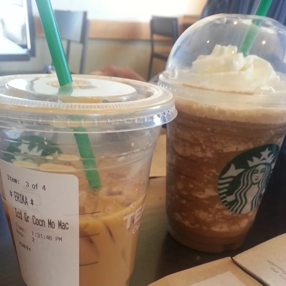 Vanilla Ice Coffe & Moca Frape