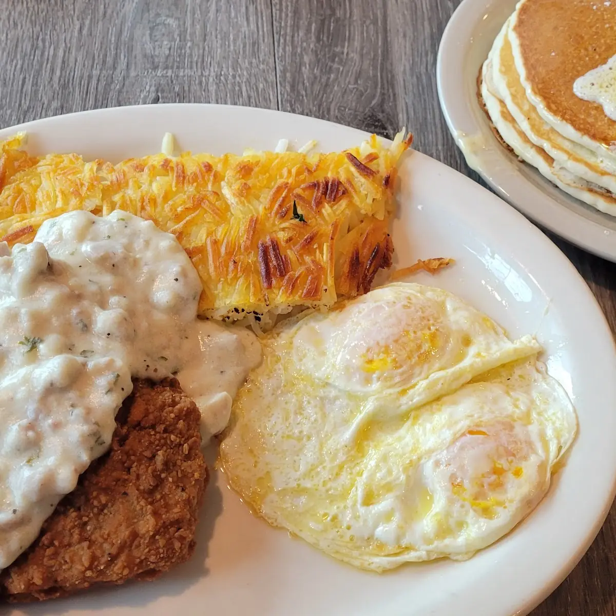 Chicken Fried Steak and Two Eggs