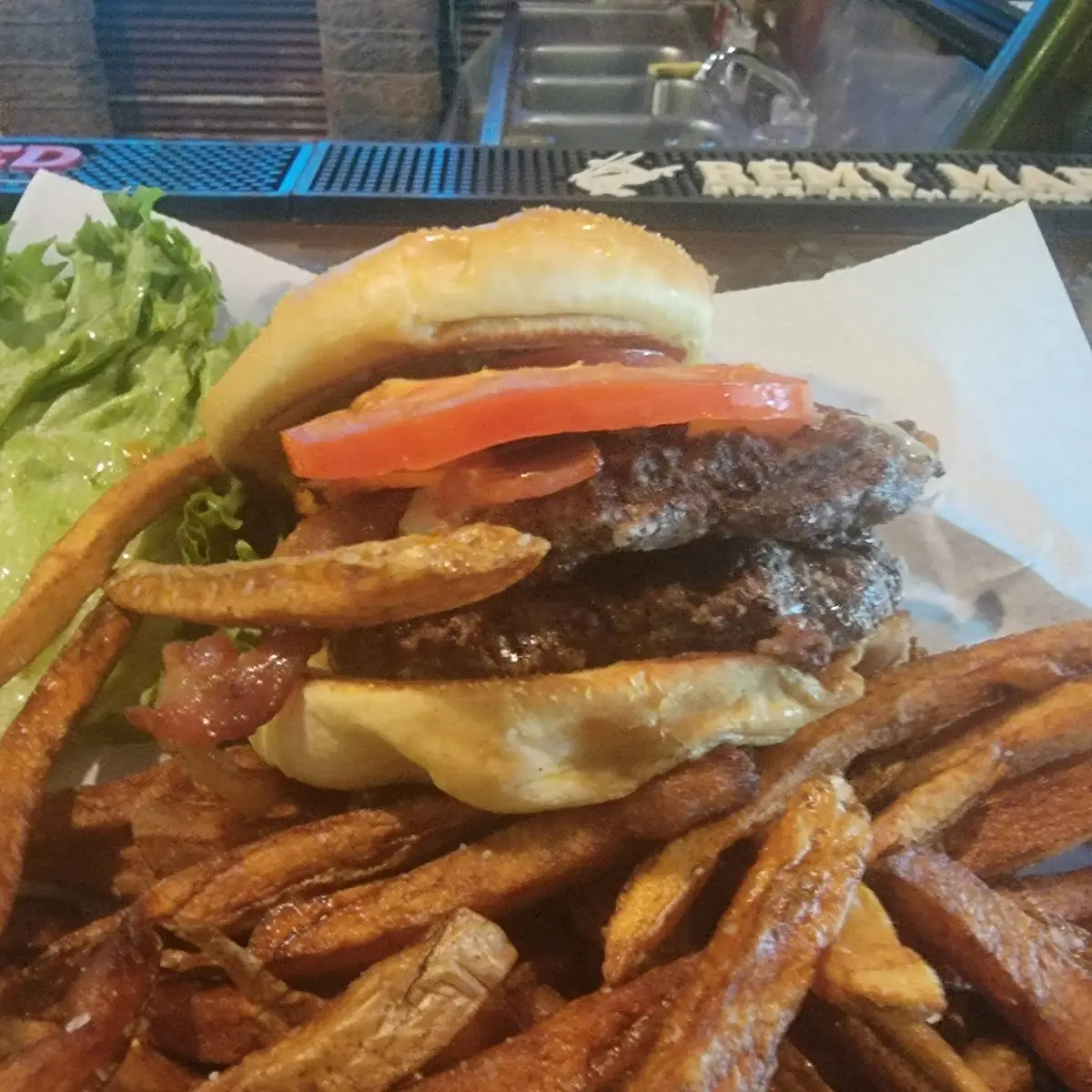 Burger and Fries
