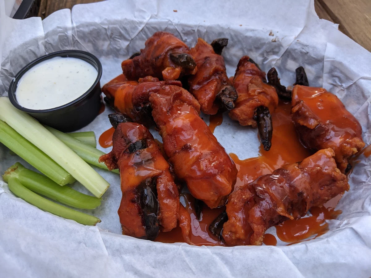 Bacon Wrapped Wings