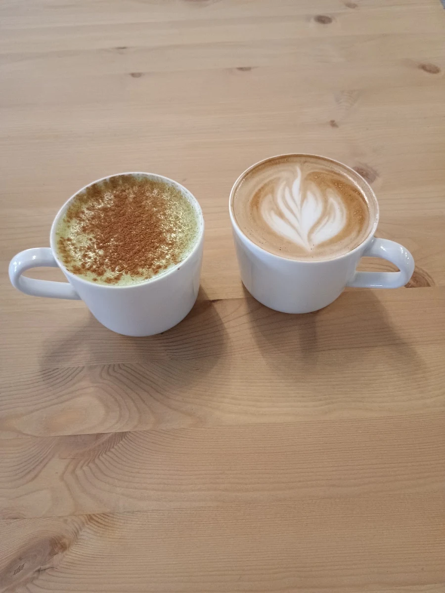 Hot Matcha and Latte