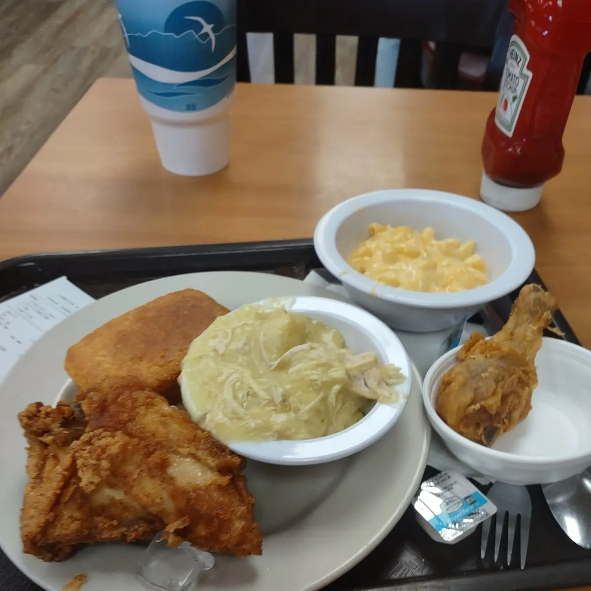 Fried Chicken and Chicken and Dumplins