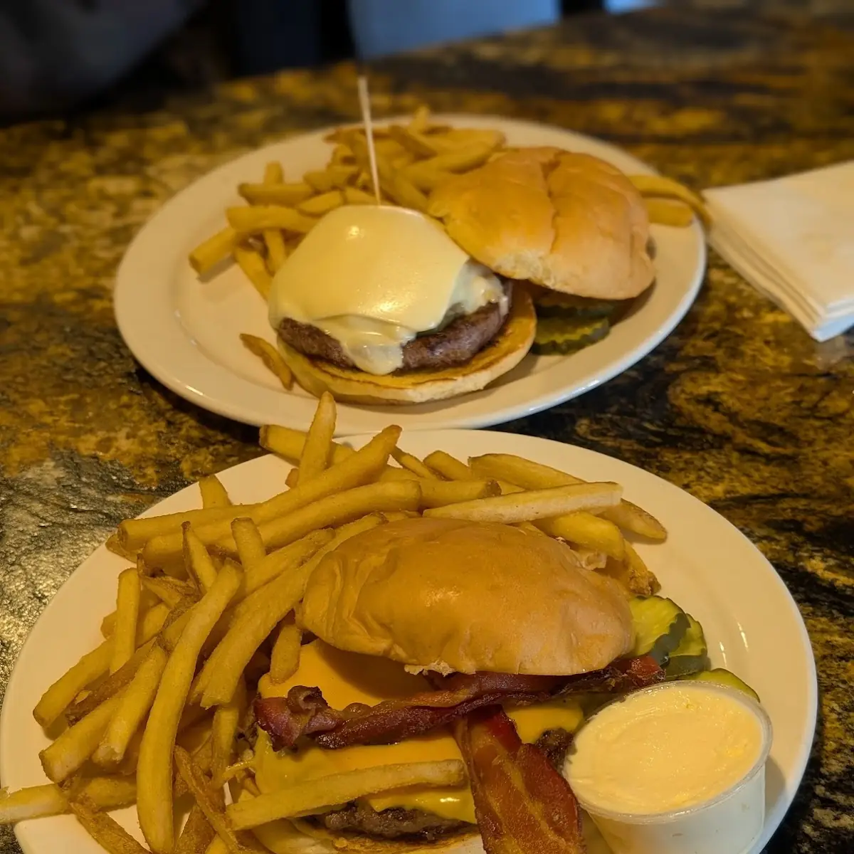 Burger and Fries