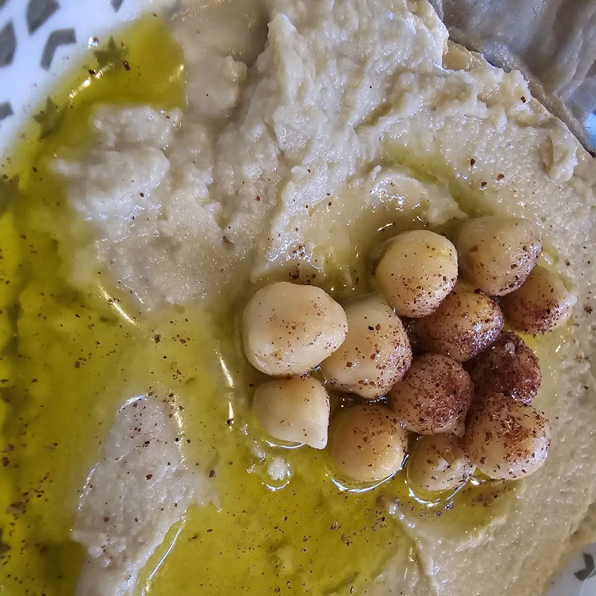 Chicken Kabob & Hummus Wrap