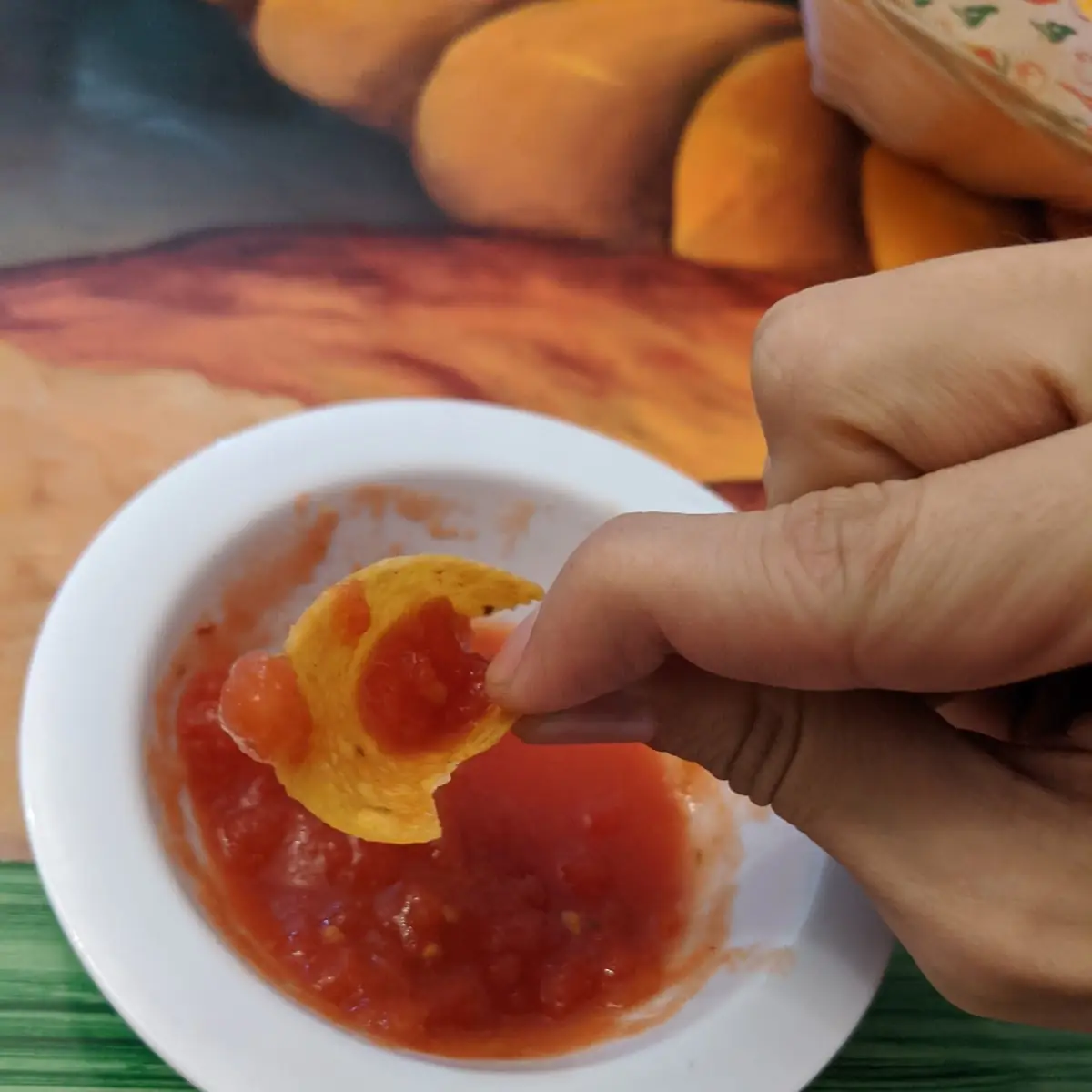 Red Salsa and Chips