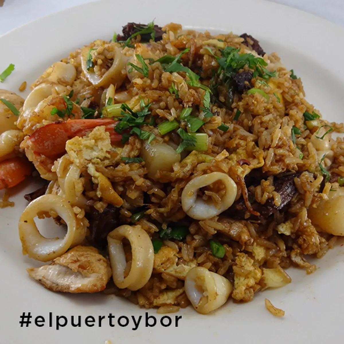 Arroz Chaufa De Mariscos