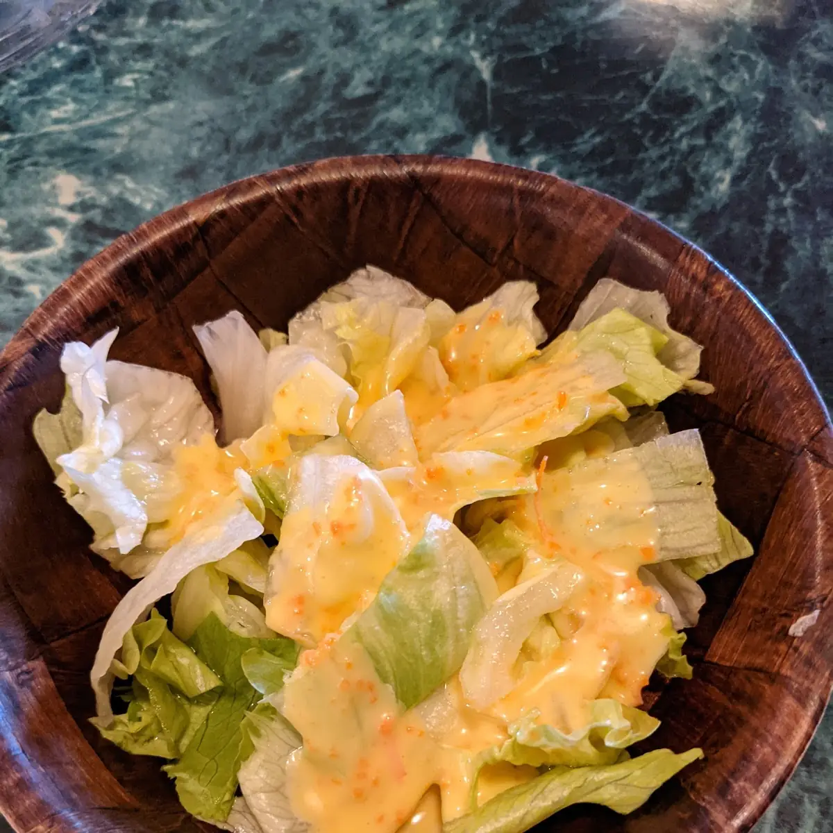 Appetizer Salad with Ginger Dressing