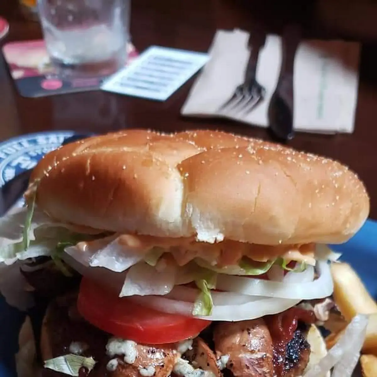 Blue Cheese Bacon Burger