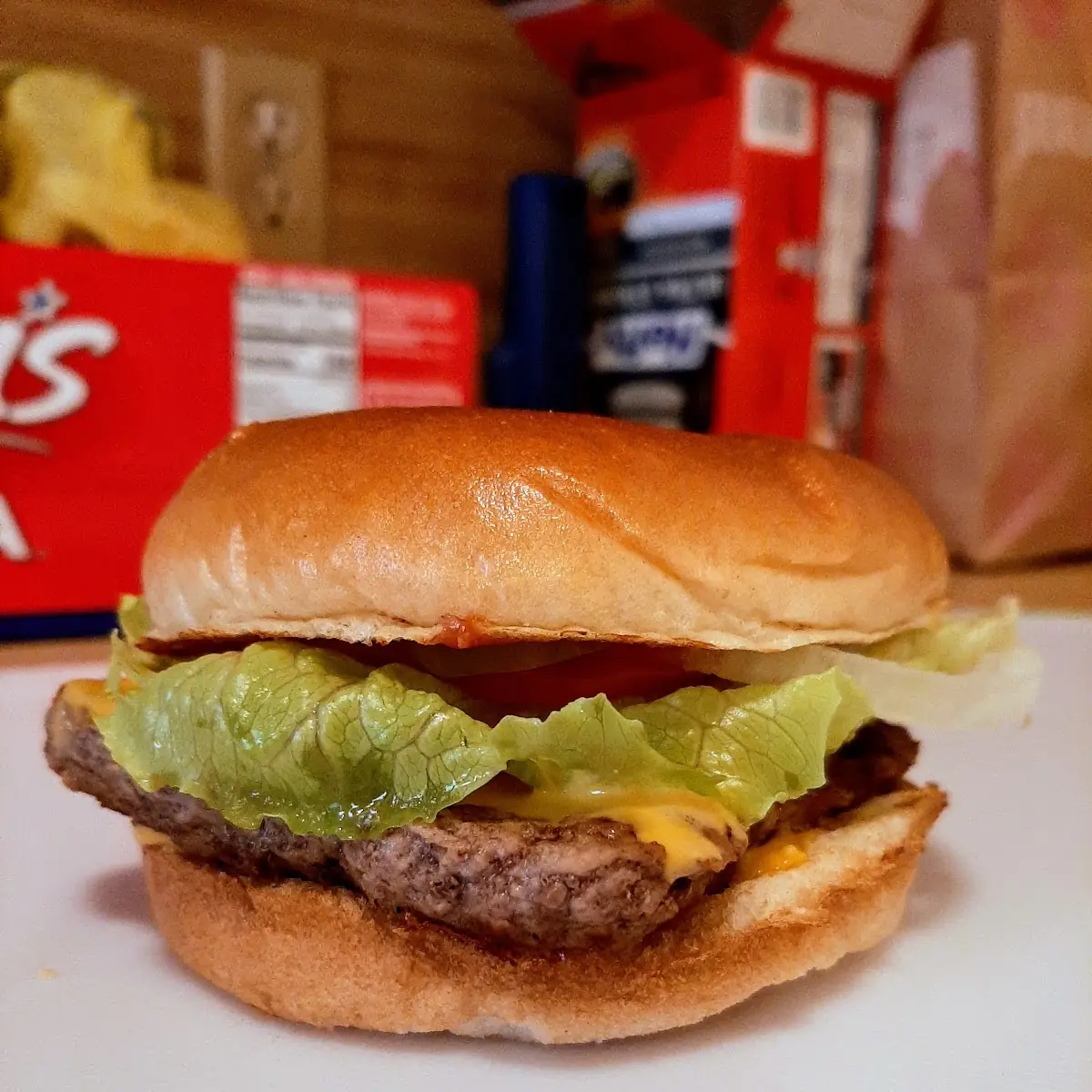 Jr Cheeseburger Deluxe