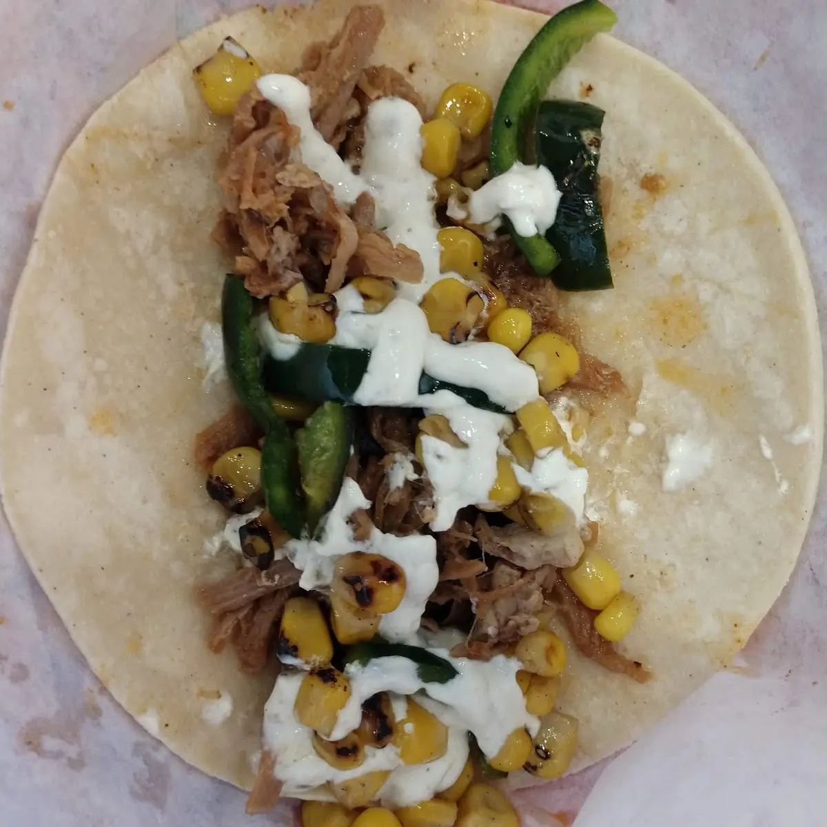 Seasonal Pulled Pork Taco