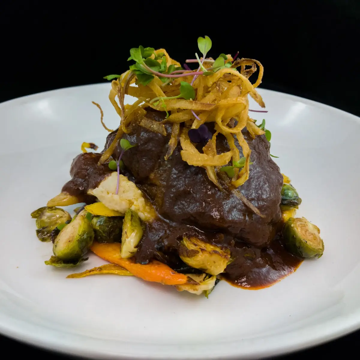 Short Ribs with Ancho Salsa