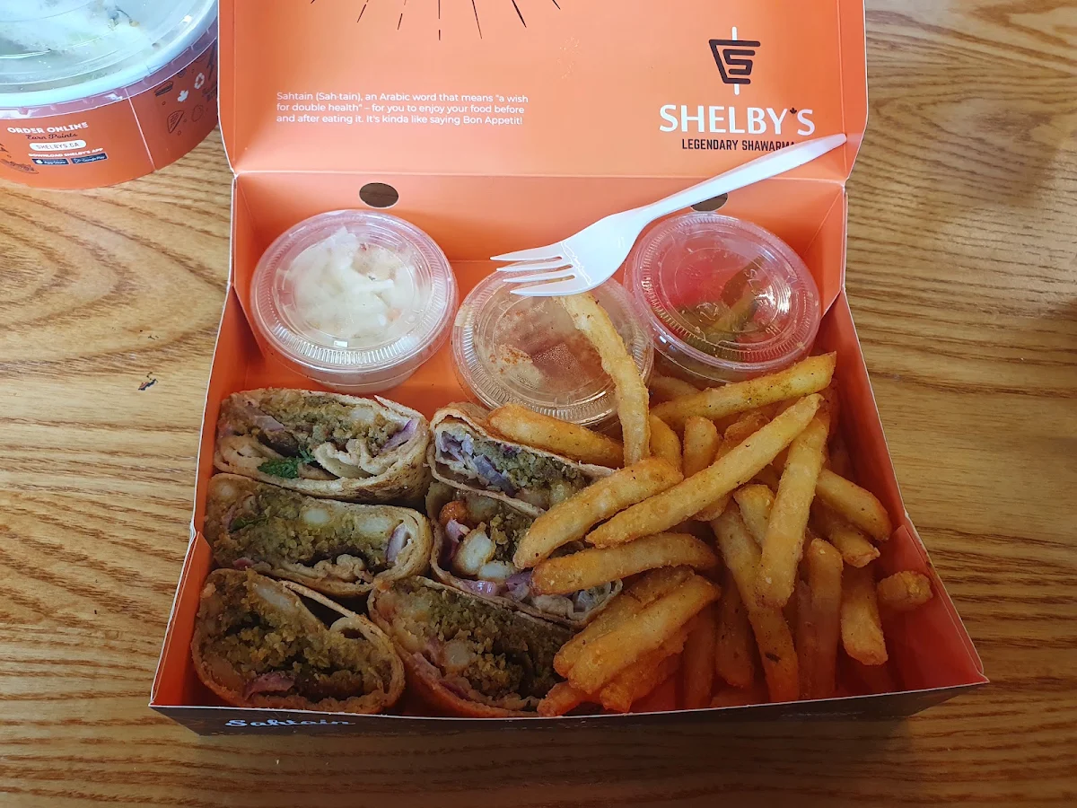 Beef and Lamb Shawarma Plate, Shelby's Legendary Shawarma