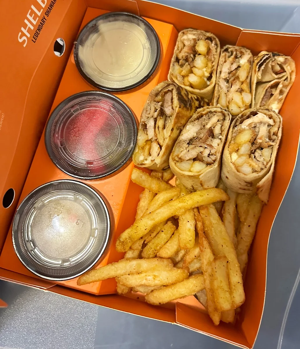 Chicken Bites Box, Shelby's Legendary Shawarma