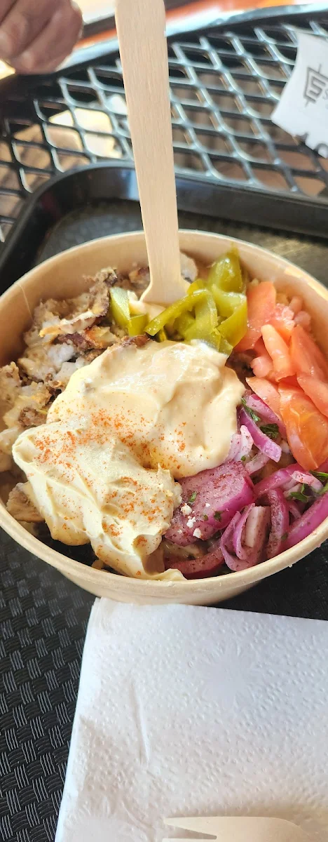 Chicken Bowl, Shelby's Legendary Shawarma
