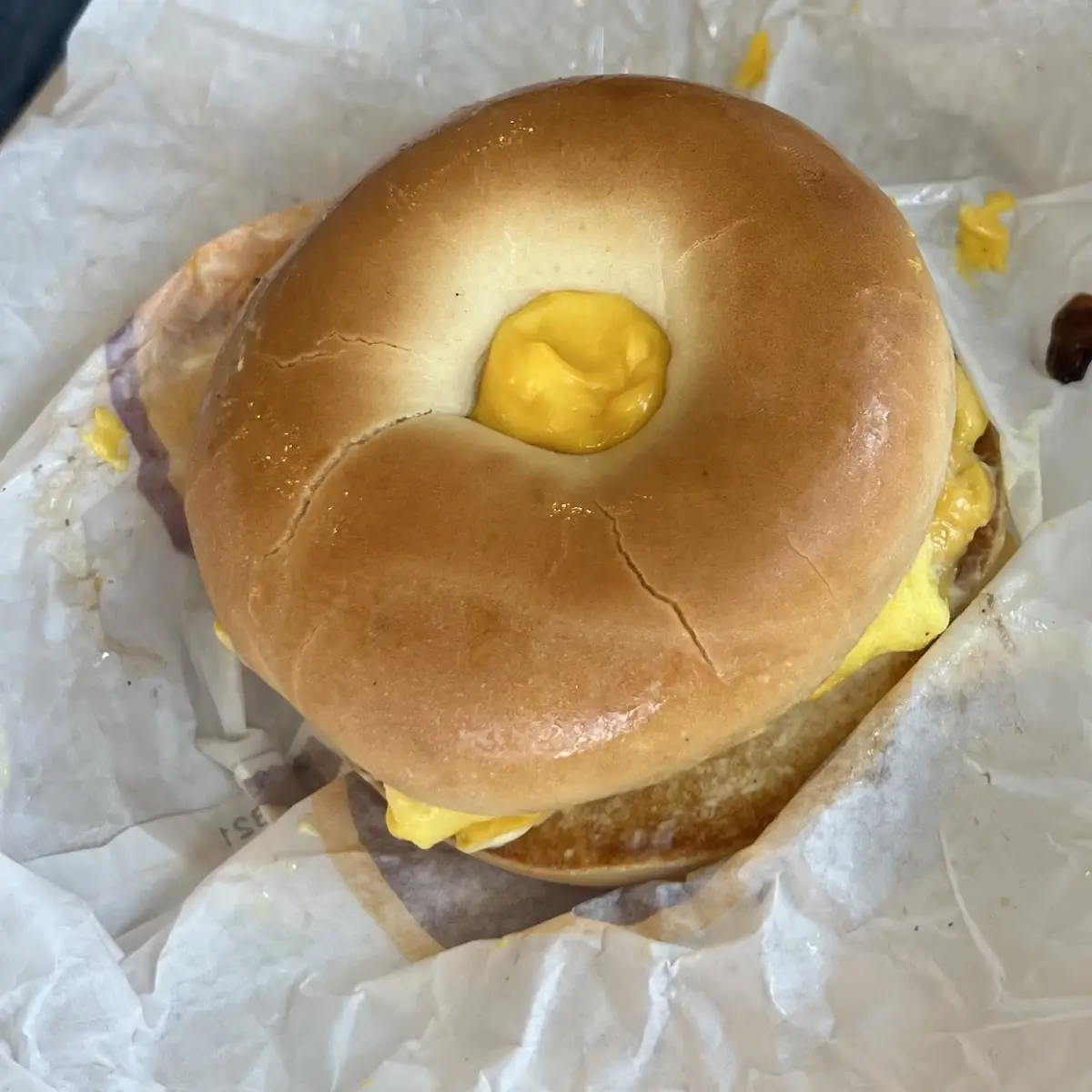 Sausage Egg Cheese Bagel