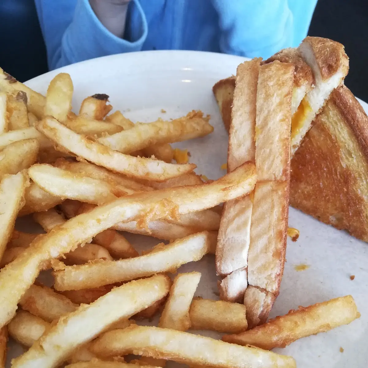 Fries and Grilled Cheese