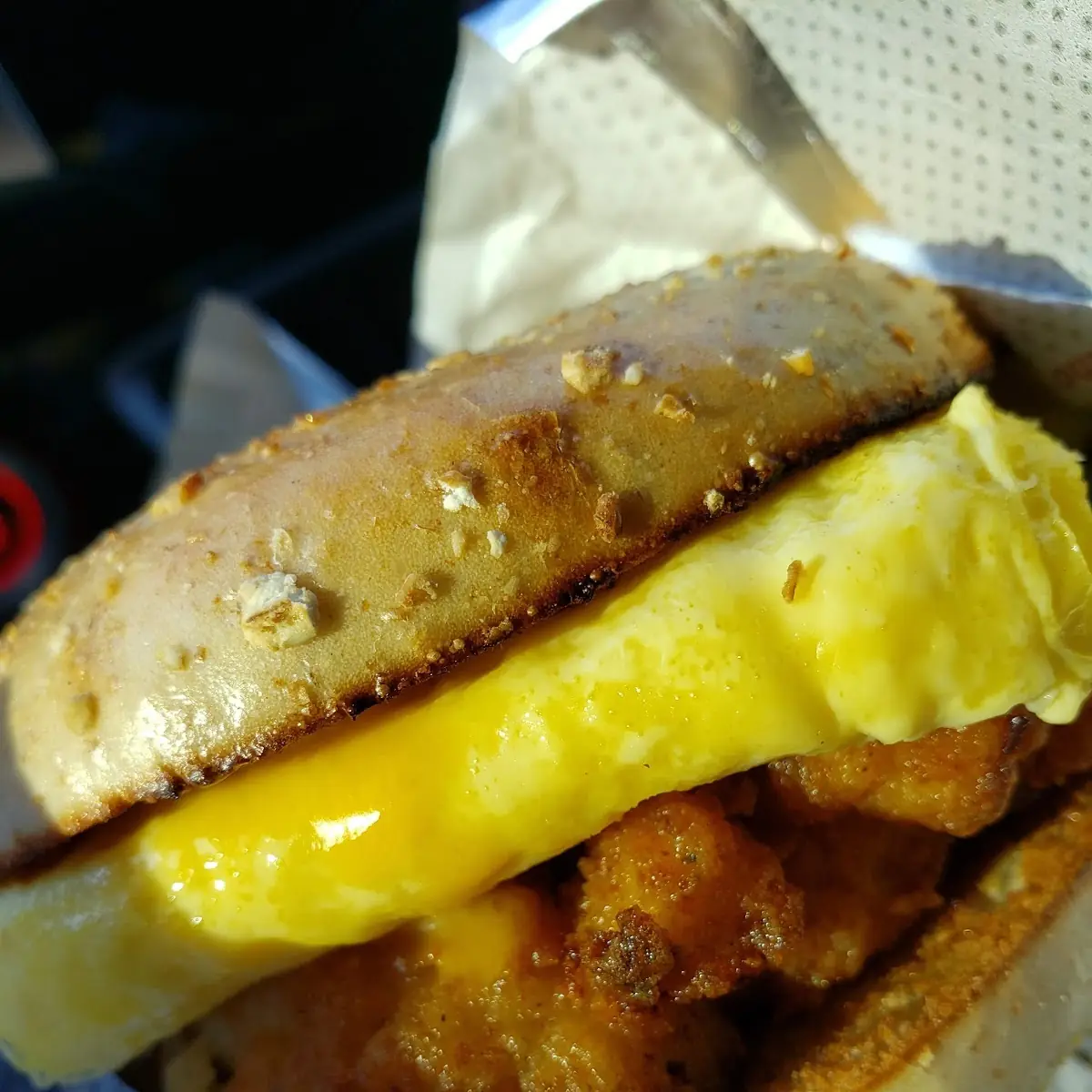 Chicken Egg & Cheese Muffin