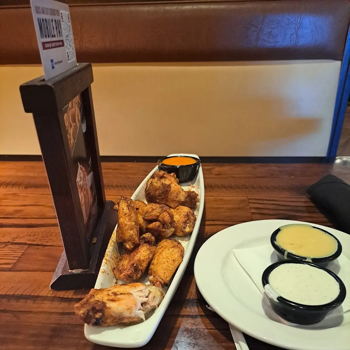 Steak Wings with Honey Mustard Sauce