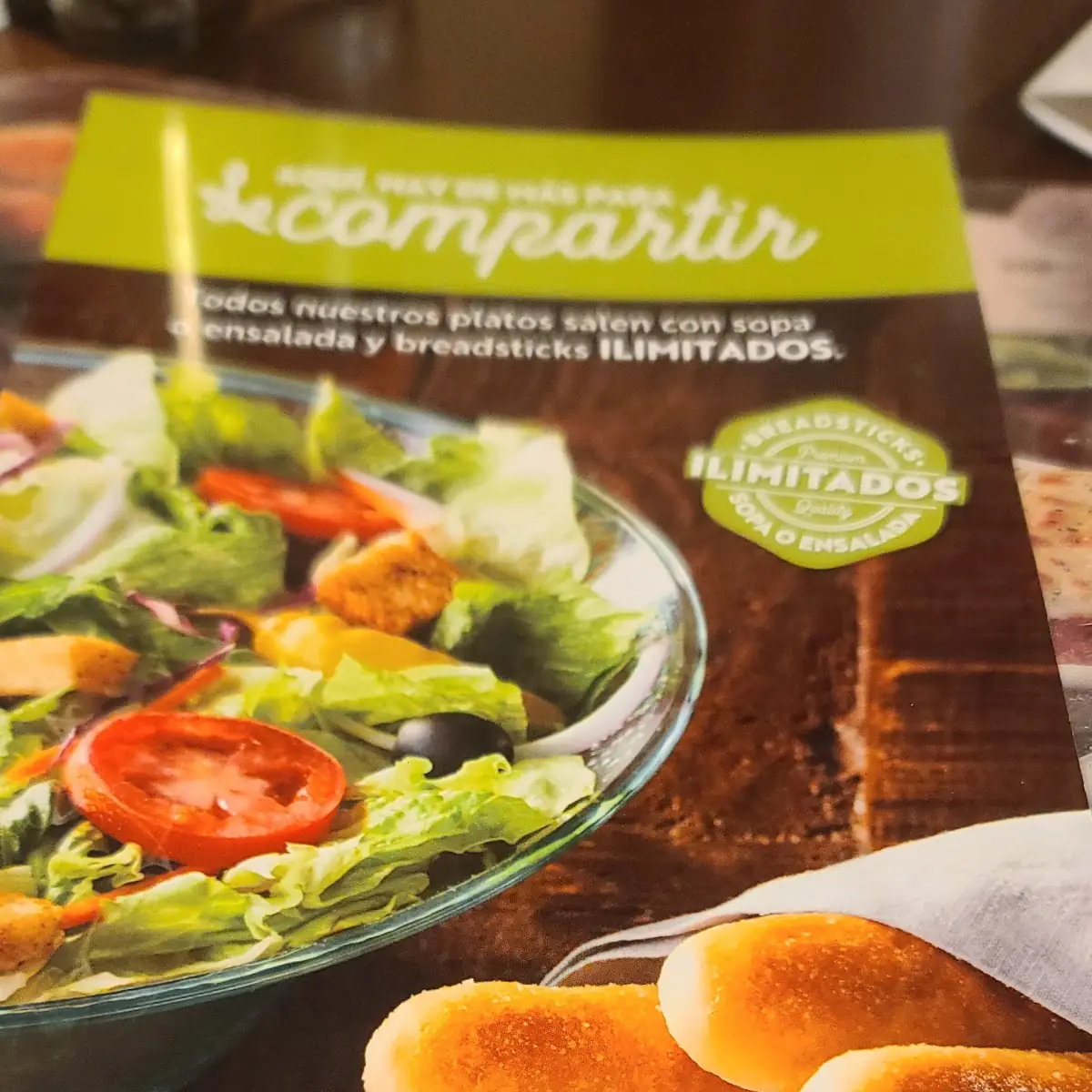 Bread Sticks & Salad