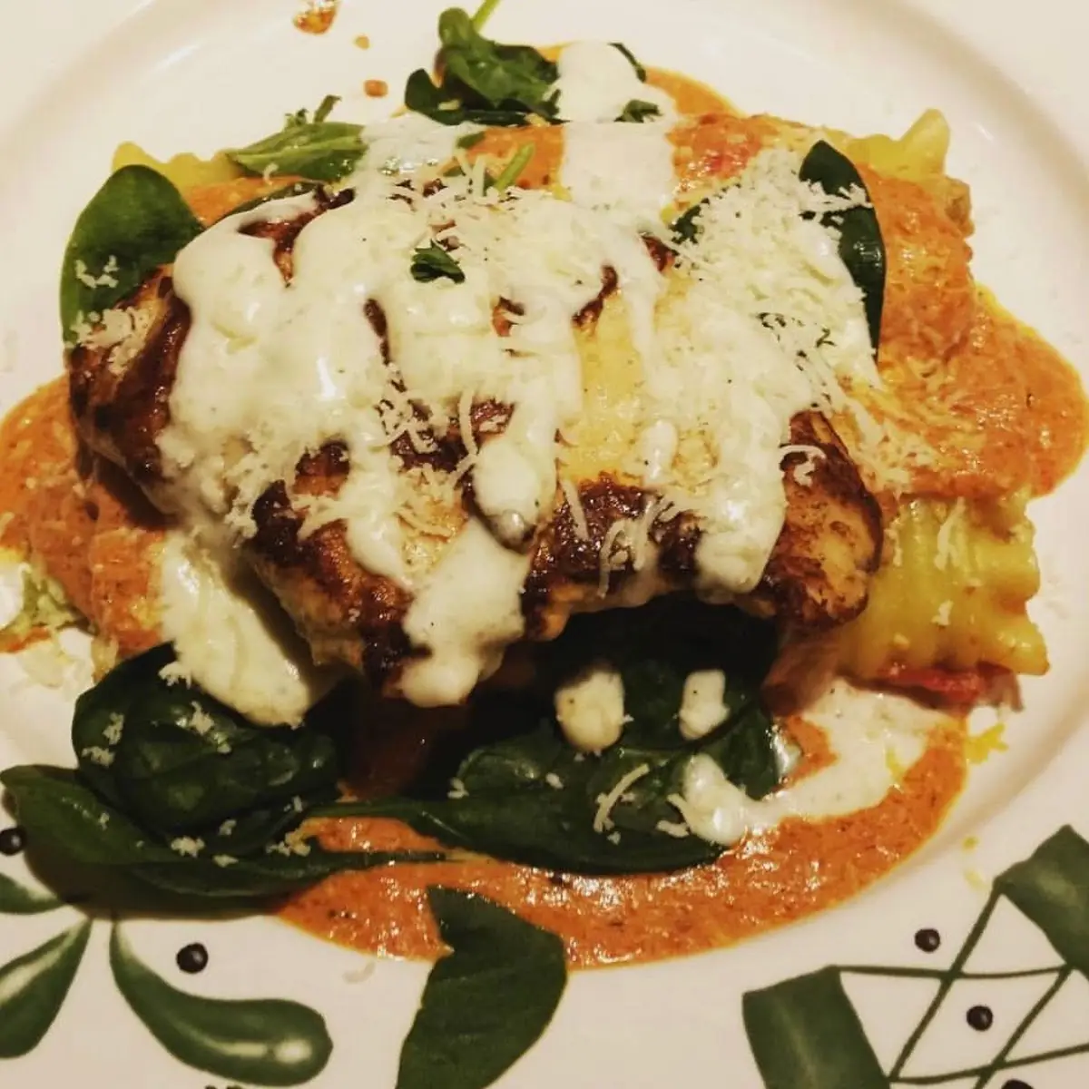 Crispy Chicken Ravioli Supremo