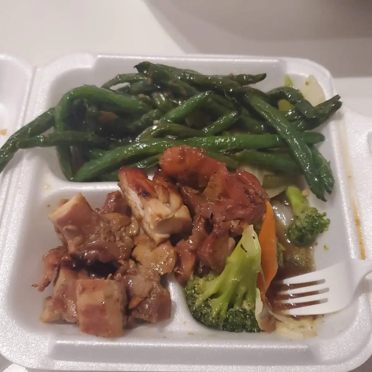 Burbon Chicken Green Beans