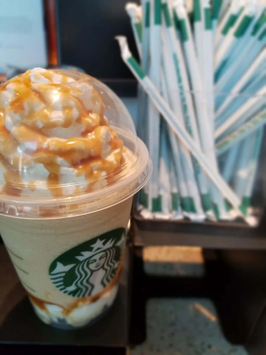 Whip Cream Carmel Frappuccino