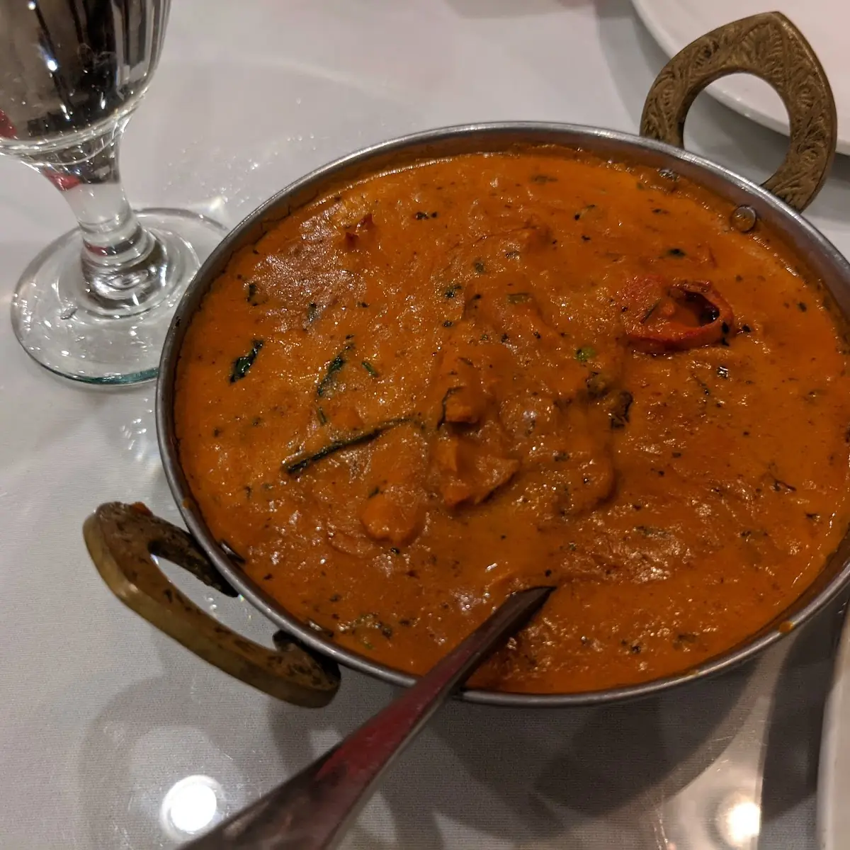 Lamb Tikka Masala and Lamb Vindaloo