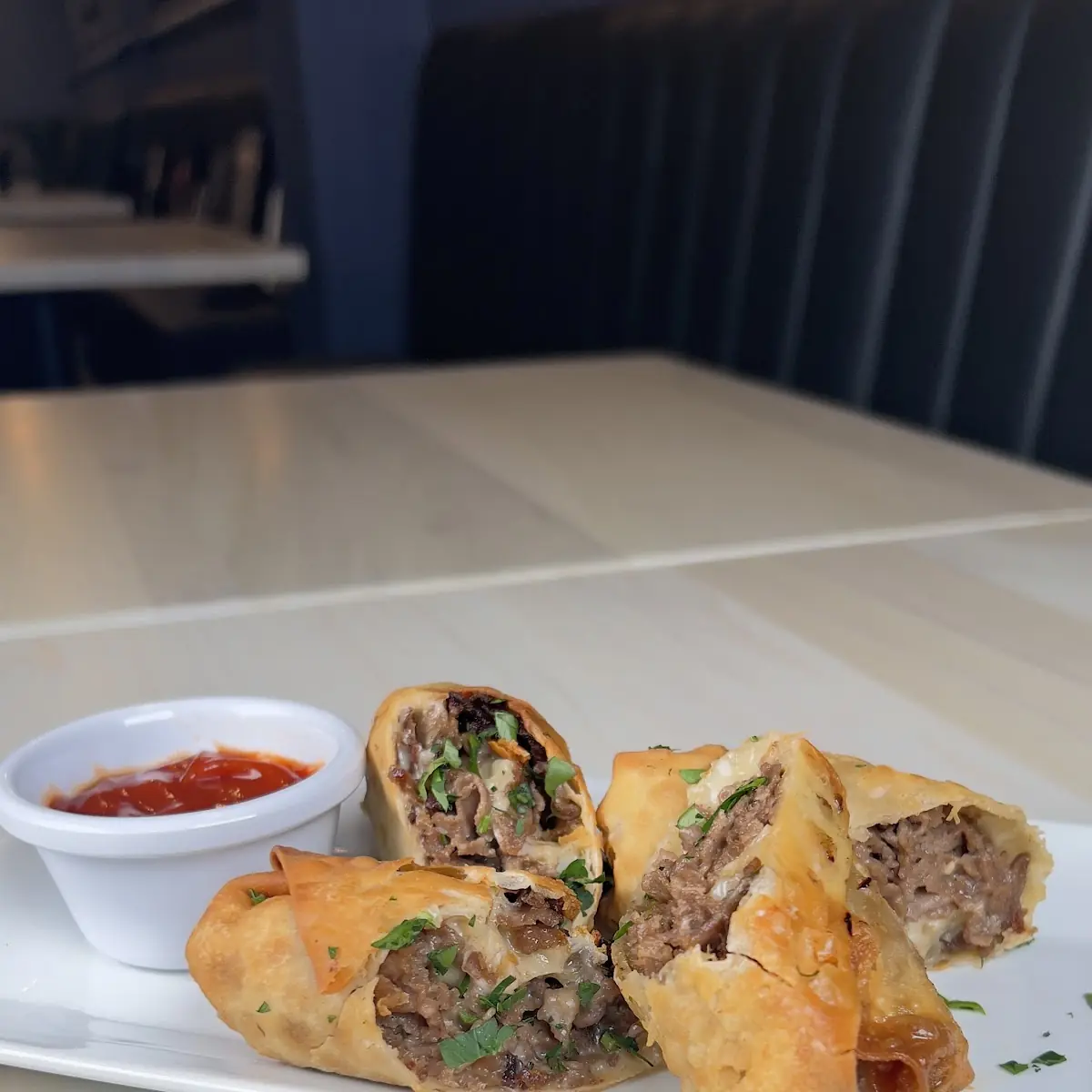 Cheesesteak Egg Rolls