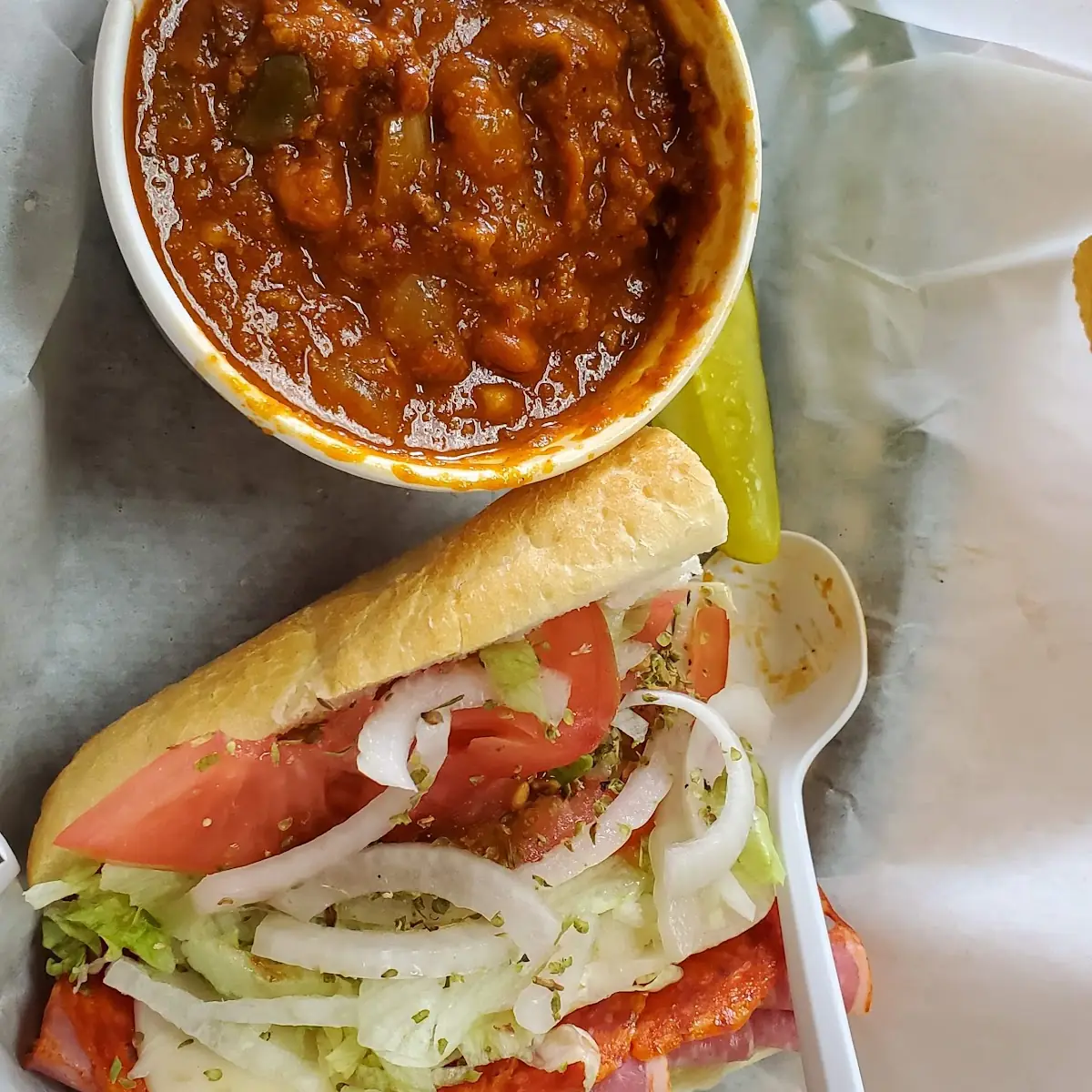 Half Italian Sub Chili