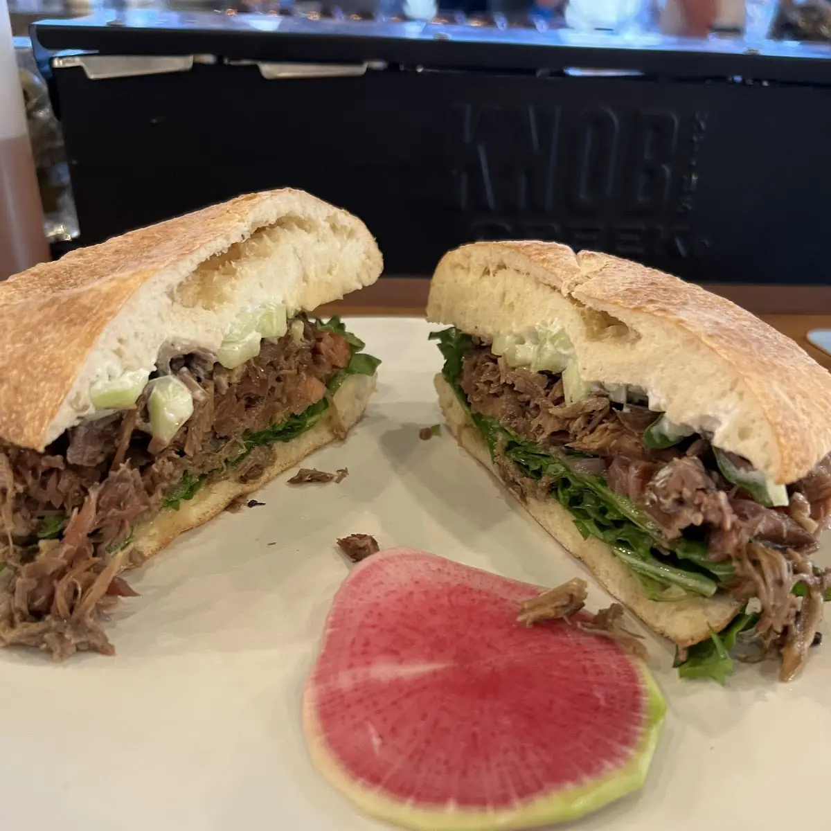 Lamb Shank Sandwich