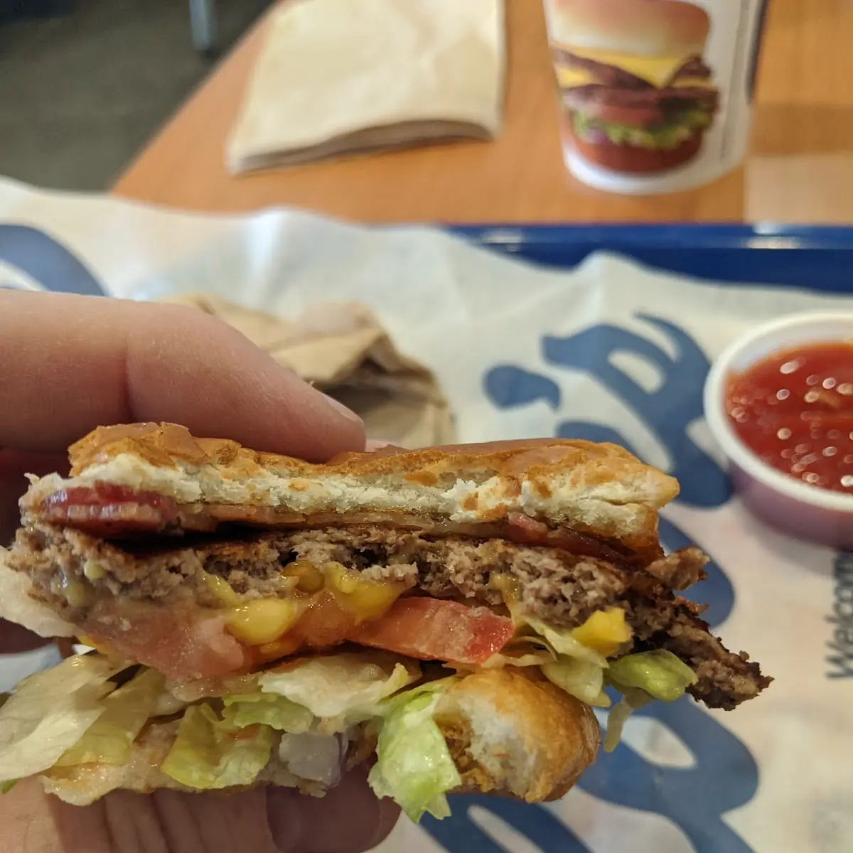 The Thinnest Meat Burger You'll Never Want to Buy Again