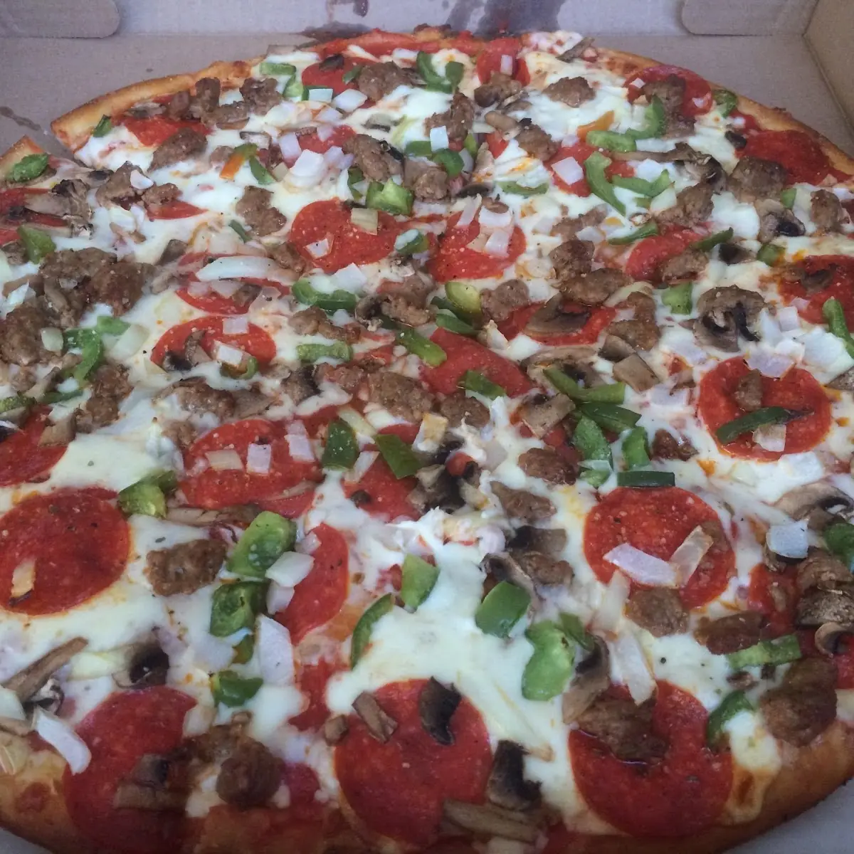 Pan Pizza with the Works