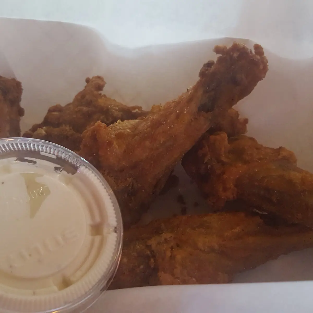 Duck Wings and Fries