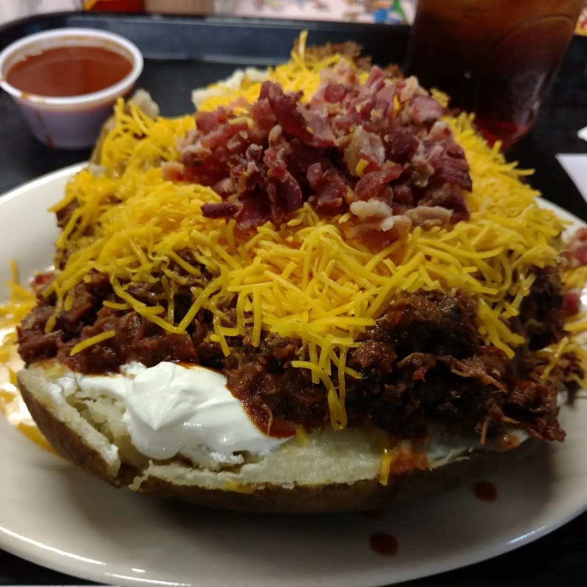 Chopped Beef Baked Potato