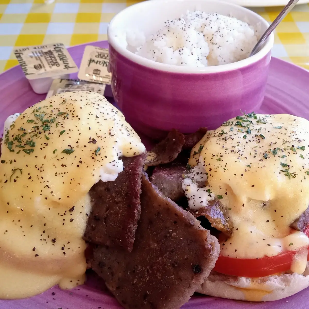Greek Eggs Benedict