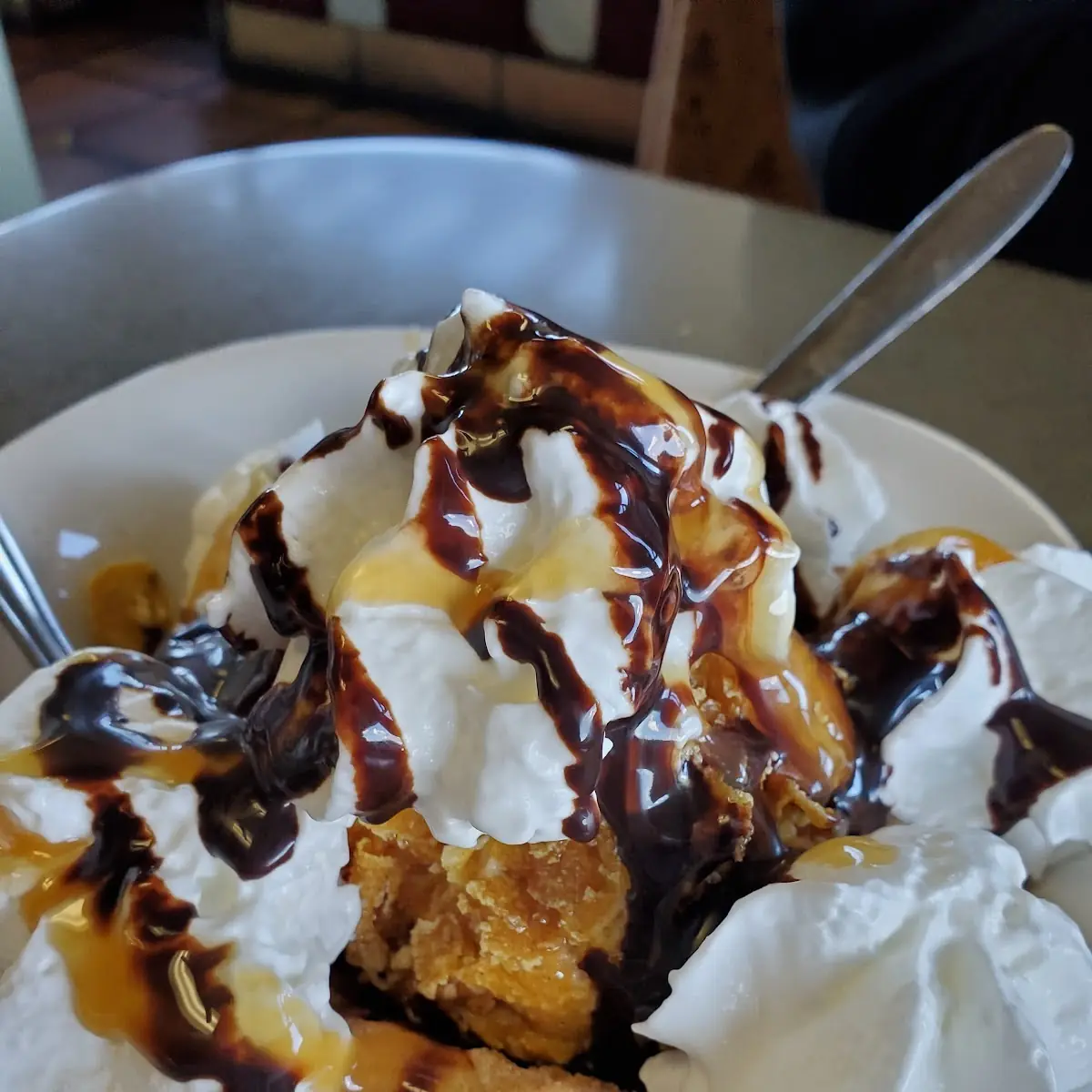 Drunken Fried Ice Cream