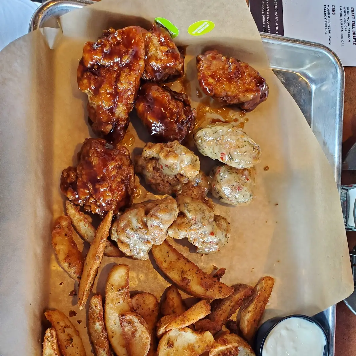 Parmesan Wings Boneless Wings