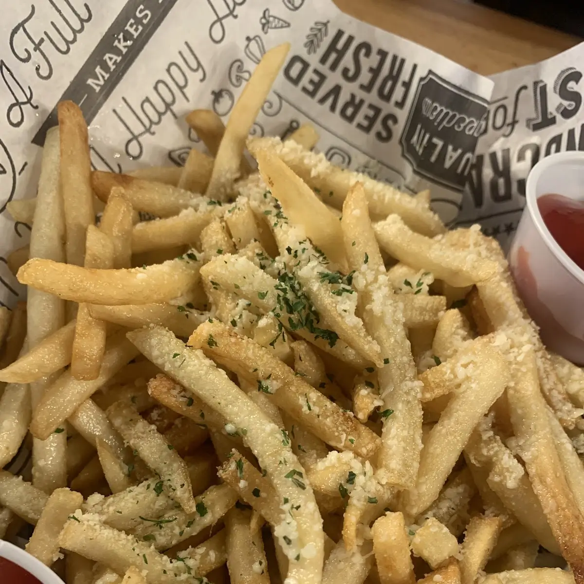 Truffle Fries with Parmesan Cheese