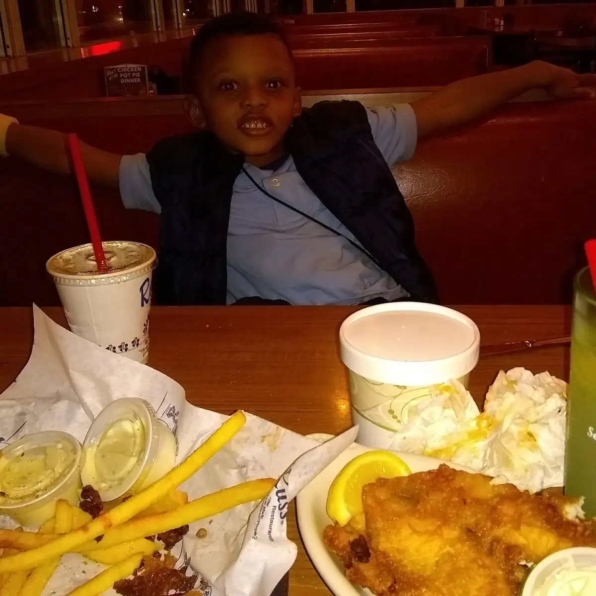 Russ' All You Can Eat Fish and Chips Dinner