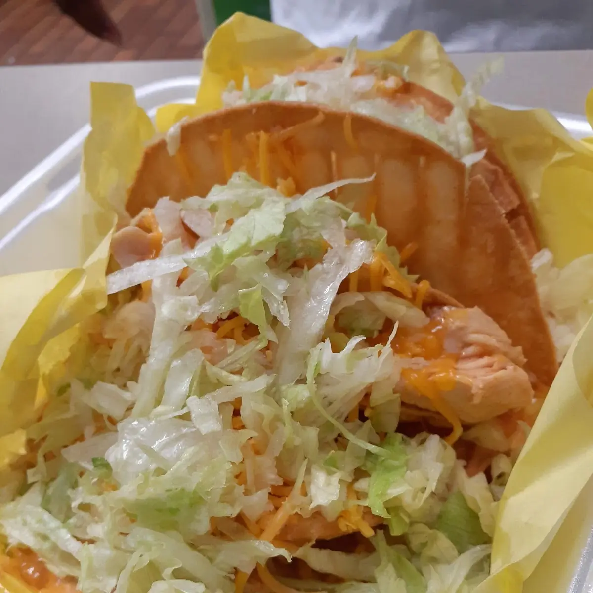 A Cheese Less Crispy Taco