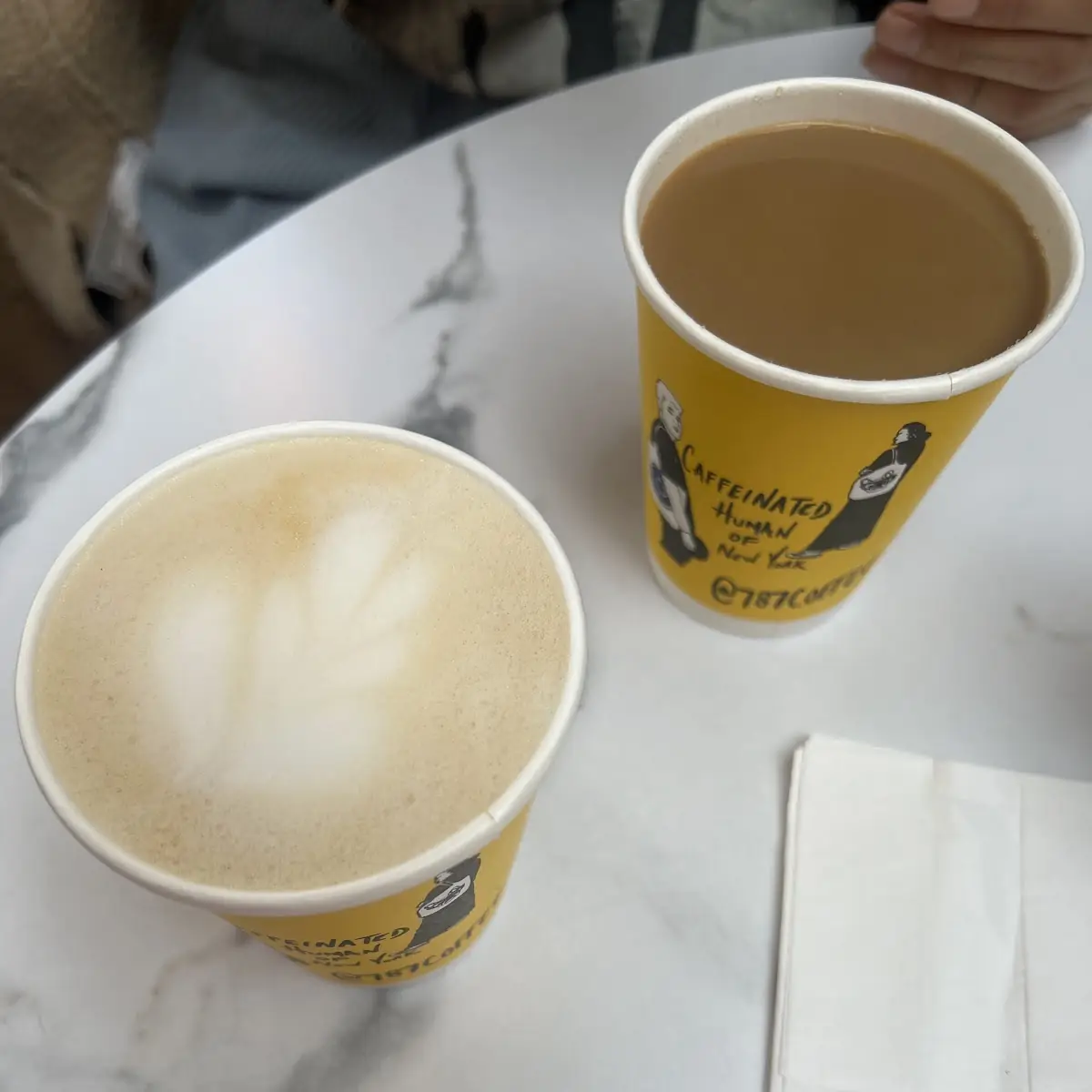 Latte with Heart-Shaped Foam Art