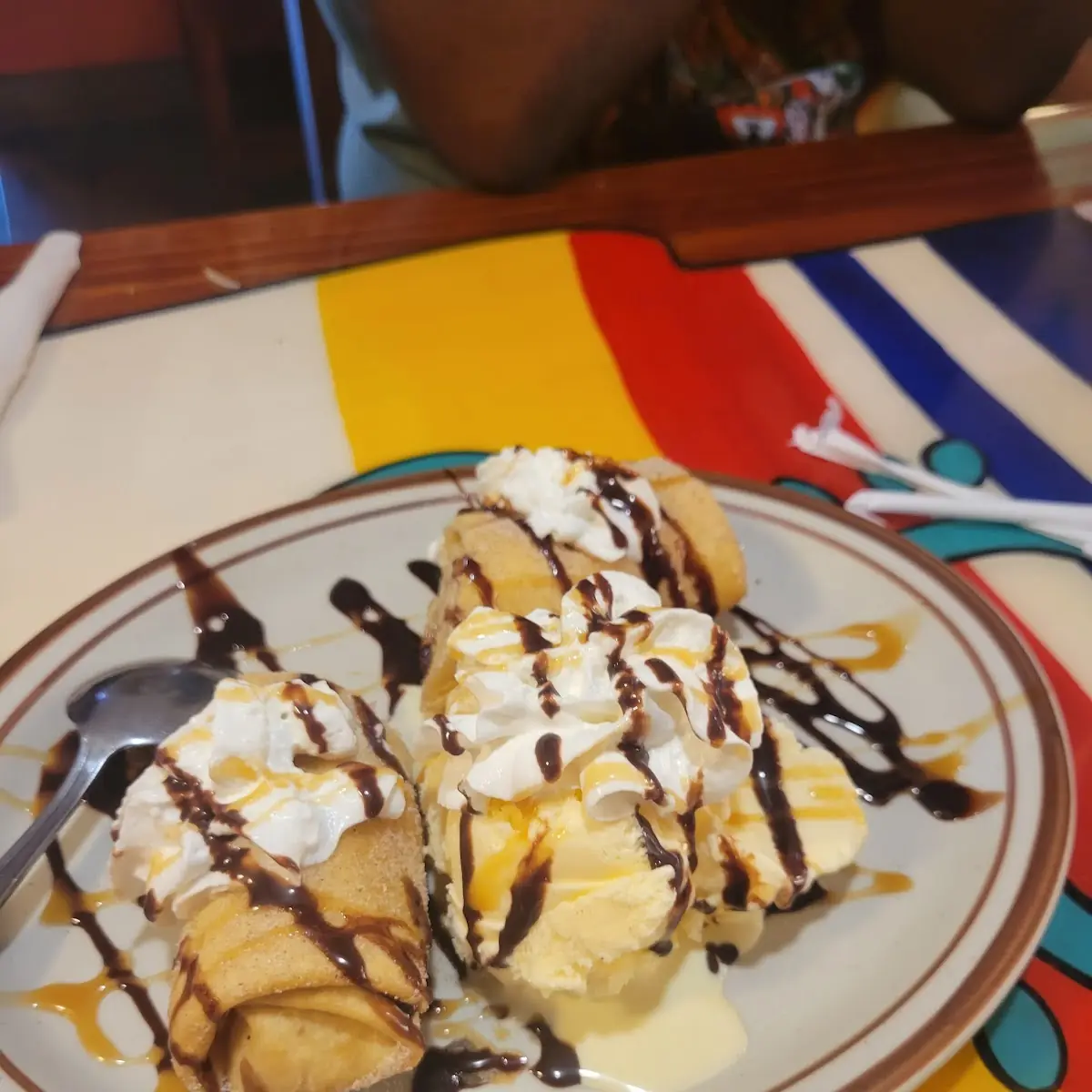 Fried Banana with Ice Cream