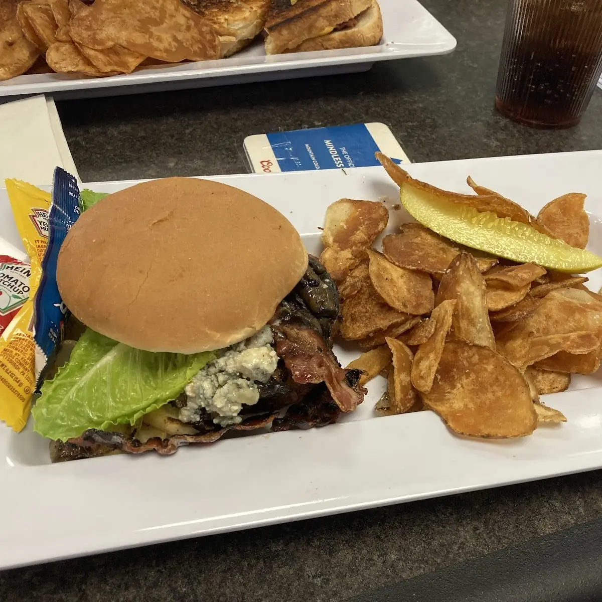 Bacon Cheeseburger with Blue Cheese