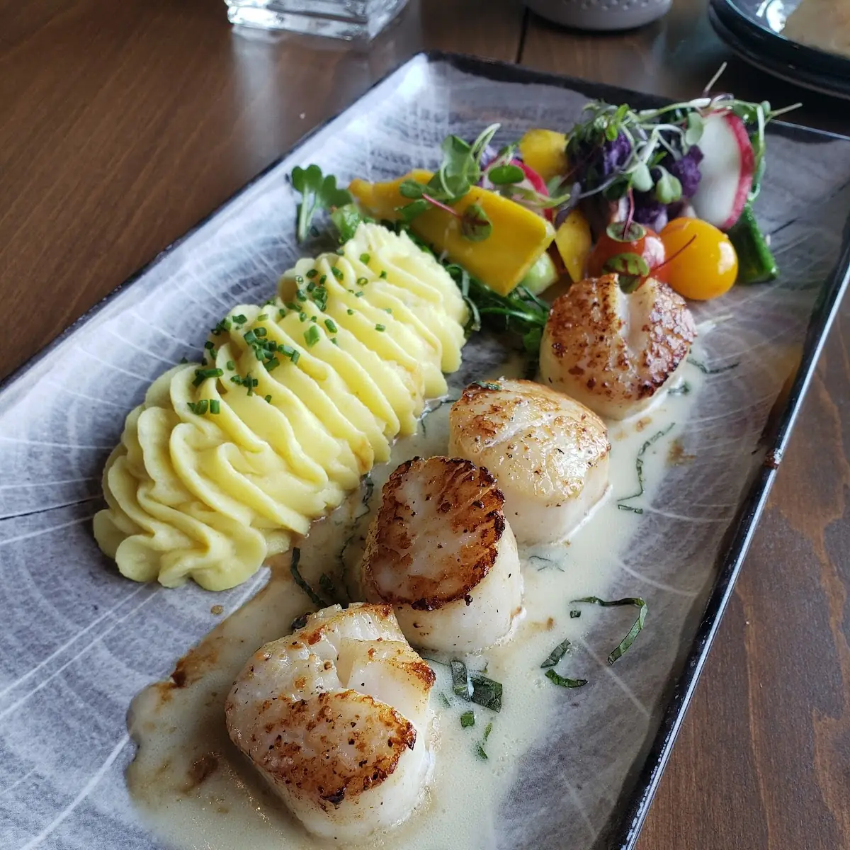 Scallops with Mixed Vegetables