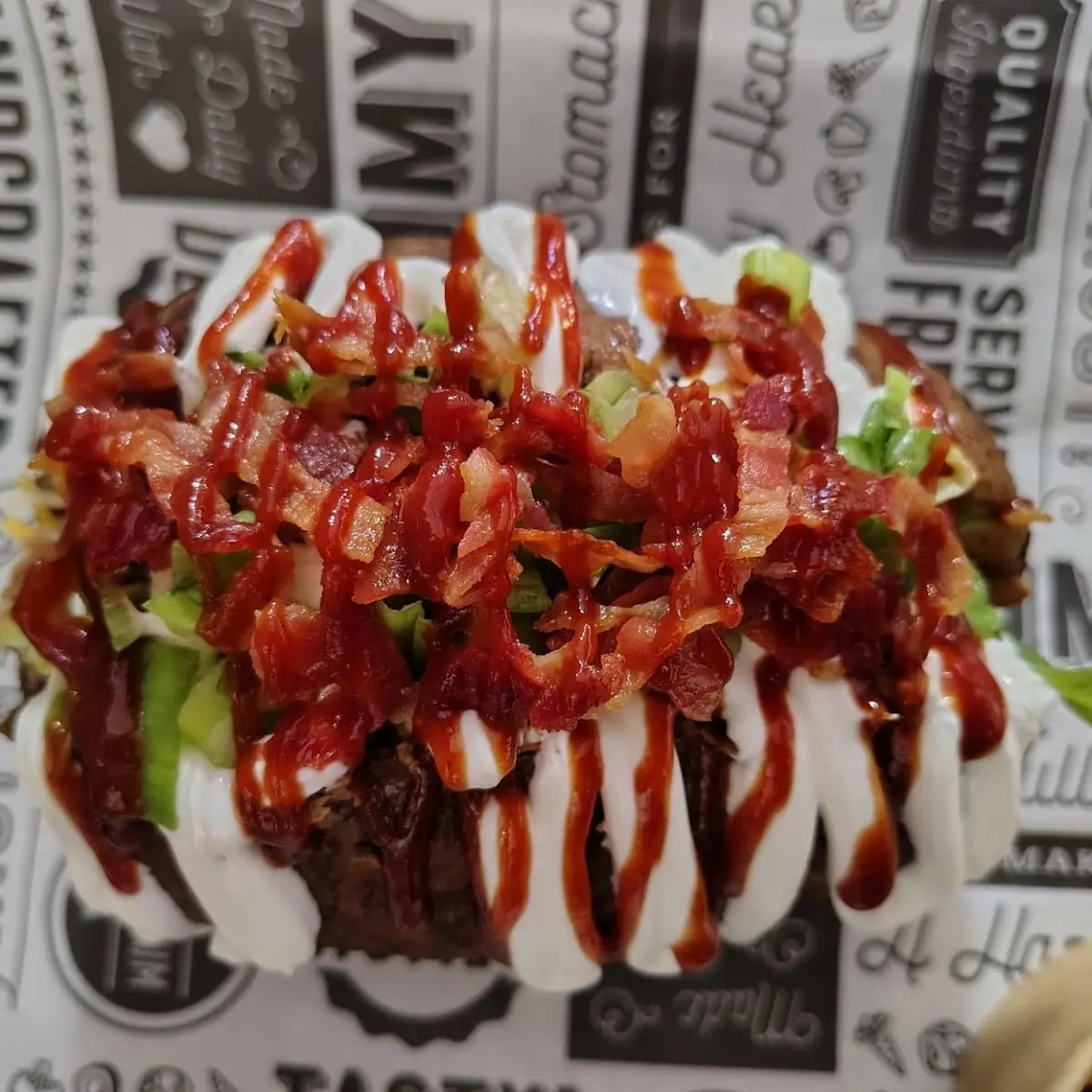 Loaded Baked Potato with Bacon