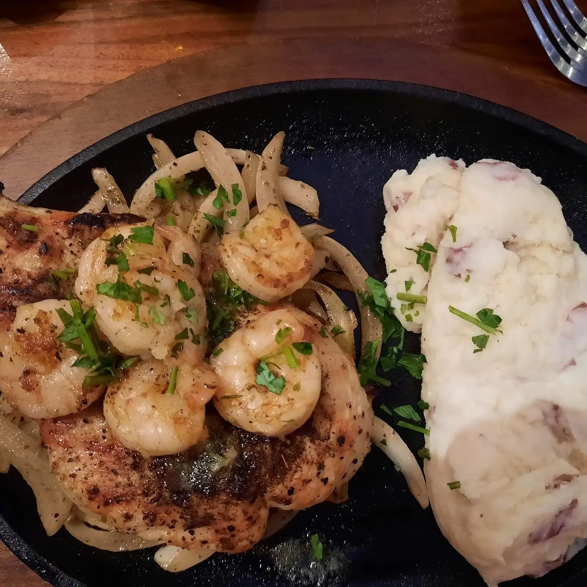 Shrimp 'N Parmesan Sirloin