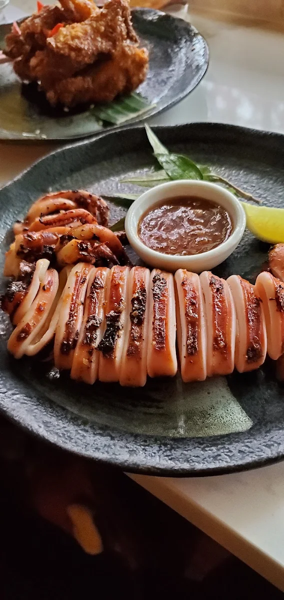 Grilled Whole Squid, Bonjour Vietnam Bistro & Cocktail Bar