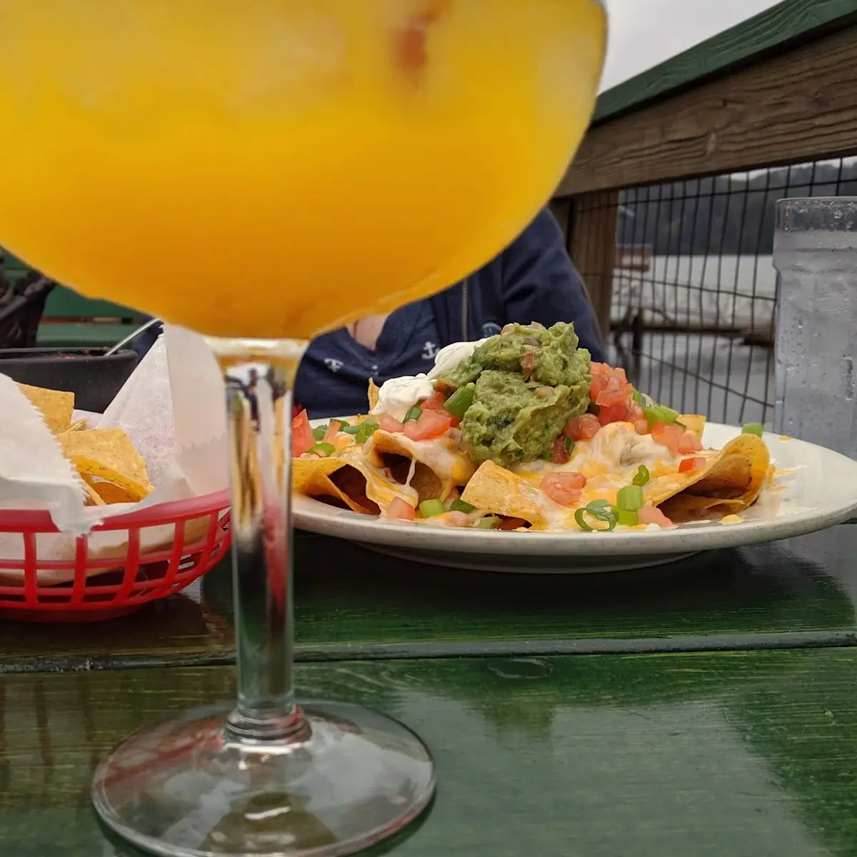 Mango Margarita and Nachos